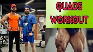 Leg workout  | For Quads | gym workout