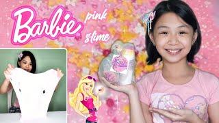 SLIMEDT BARBIE SLIME KIT REVIEW | DIY SLIME | BLEZD SLIMES