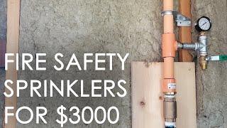 Residential Fire Sprinklers installation cost in CA