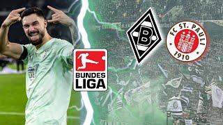 GLADBACH VS PAULI HIGHLIGHTS | BORUSSIA BALD WIEDER EUROPÄISCH?! | BUNDESLIGA STADIONVLOG ️