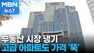 고가 아파트도 '대출규제발 한파' 못 피했다…석 달 만에 10억 '뚝' [MBN 뉴스7]