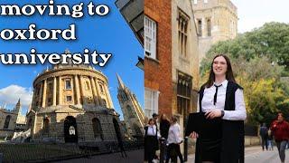 moving to oxford university | move-in and matriculation vlog!