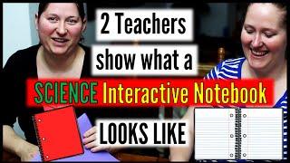 What does a science interactive notebook look like?