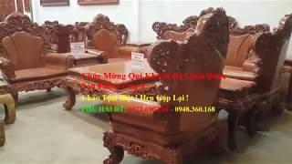 Ngắm Bộ Bàn Ghế Đồng Kỵ Đẹp Chính Hiệu Đồ Gỗ Phú Hải Sản Xuất
