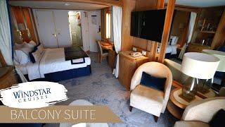 Windstar Star Breeze | Balcony Suite Tour & Review 4K | Windstar Cruises