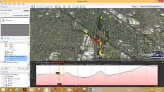 Paths and elevation profiles in Google Earth