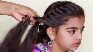 How to: Side French Braid Hairstyle for Beginners | Easy Hairstyle for girls 2020 | Juda hairstyles