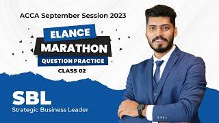 ELANCE MARATHON QUESTION PRACTICE| STRATEGIC BUSINESS LEADER 2/3 SEPTEMBER SESSION 2023 |JOJO TOMY