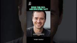피차이 구글 CEO, AI의 현재 단계는 ‘AJI’?