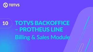 10. REGISTERING A SALES FORECAST IN PROTHEUS ERP