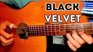 Black Velvet - fingerstyle guitar! Alannah Myles / Alex Mercy