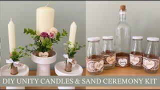 DIY Wedding Unity Candles & Sand Ceremony Set