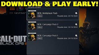 How to Download & play Black Ops 6 EARLY! Black Ops 6 early access Pre-Download (COD BO6 Download)