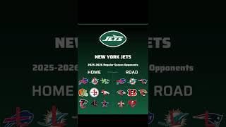 My prediction for the New York Jets 2025-2026 Schedule