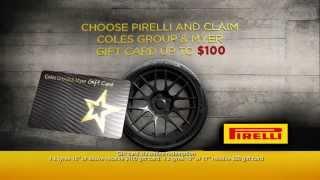 Pirelli Tyres Offers Coles Group & Myer Gift Card | JAX Tyres