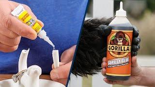 What's the difference between gorilla glue vs super glue