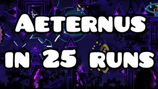 Aeternus in 25 runs