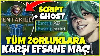 HİLE, GHOST VE 2 CHALLENGER RAKİBE KARŞI EFSANE MAÇ! | ADRO EZREAL OYNANIŞ!