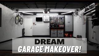 DIY Garage Makeover Under $500 Dollars!! (COMPLETE TRANSFORMATION)