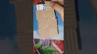 Brush stand making from old medicine box||#art #craft #creative #shorts