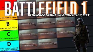 The 2022 Scout Weapons Tier List | Battlefield 1