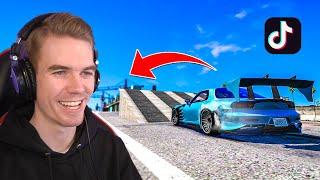 Recreating VIRAL GTA 5 STUNTS On Tik Tok! #37