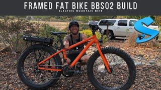 Bafang BBS02 EBIKE Build with Framed Fat Tire Bike!