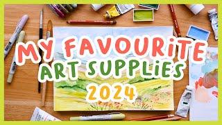 The best art supplies I've used this year! Paint, sketchbooks & pencils ️