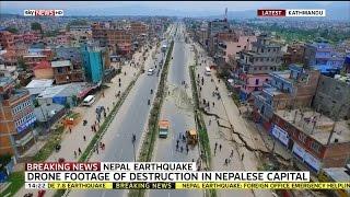 Drone Footage Shows Nepal Earthquake Damage