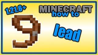 How to Craft and Use a Lead (1.21.6+) | Easy Minecraft Items Guide