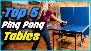 Top 5 Best Ping Pong Tables 2022 Reviews Indoor and Outdoor