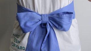 How to Tie a Perfect Sash Bow #sashbow