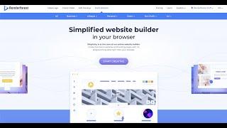 Create high quality Website from Renderforest for free | 5 Steps | No Payment | No Watermark