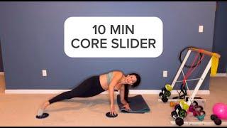 10 Minute Intense Core Slider - HOMEWORKOUT