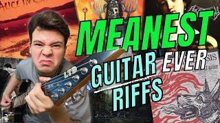 The MEANEST Guitar Riffs of All Time