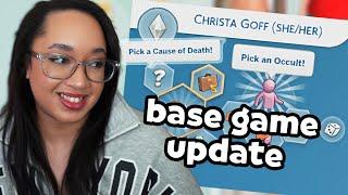 This Sims update is HUGE! (CAS & GHOSTS UPDATED!!!!)