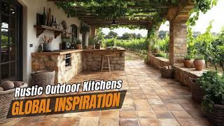 Global Inspiration for Rustic Outdoor Kitchens You’ll Love