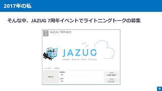 JAZUG でライトニングトークしたら人生が変わった話