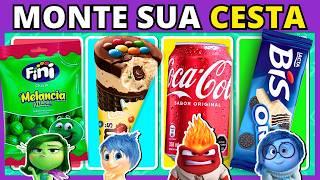 Monte sua CESTA de DOCES Divertida Mente  | Escolha os Doces e Monte sua Cesta | #quiz #buuquiz