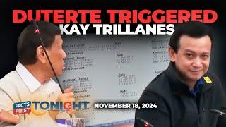 Duterte claims Malacañang behind Trillanes