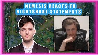 Nemesis Reacts to FNATIC Coach Nightshare Putting His Players on Blast 