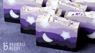 How To Make Night Sky Soap - Cold Process Soap Tutorial With Anne-Marie | BrambleBerry.com