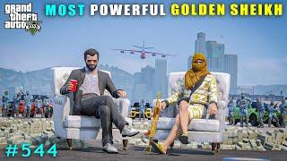 The Most Powerful New Dubai Golden Sheikh | Gta V Gameplay