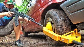 Can You Shoot off a Tire Boot WITHOUT Popping Your Tire???