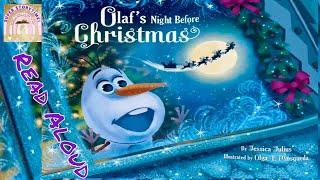 OLAFS NIGHT BEFORE CHRISTMAS | DISNEY BOOKS | BEDTIME STORIES | CHRISTMAS STORIES FOR KIDS