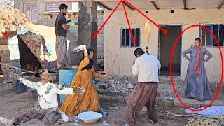 Demolition of Mirza Ali's second wife's house by Perry.  Mirza Ali's displeasure