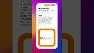 HighRadius | #Fintech companies you must know.