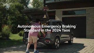 Autonomous emergency braking: The 2024 VW Taos | Volkswagen Canada