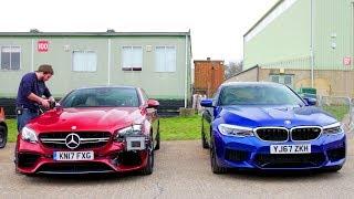 BMW M5 vs Mercedes E63 S Walkaround | Top Gear: Series 26