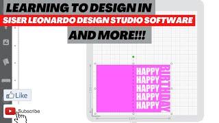 Learning to Design in Leonard Design Studio & More!! Let's Make a Card!